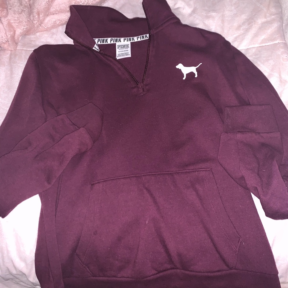 PINK Burgundy Pull-over